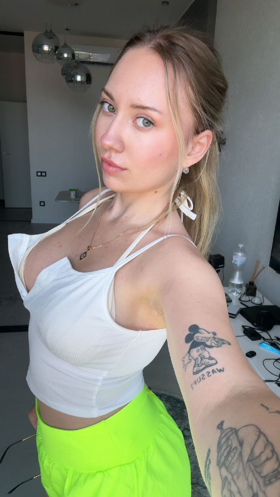 KateV in her underwear in Gothenburg