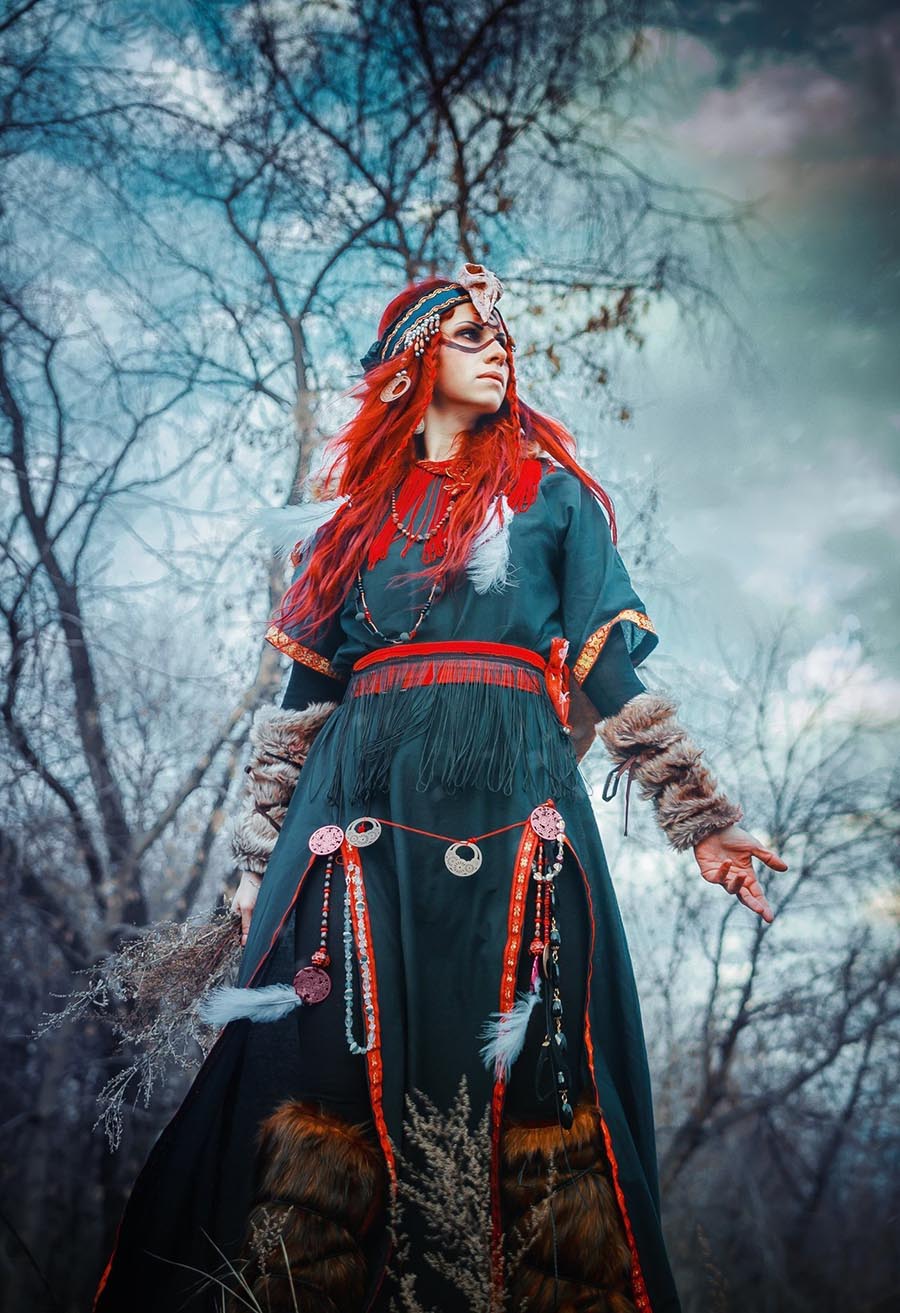 Girls in Slavic costumes underwear in Gothenburg