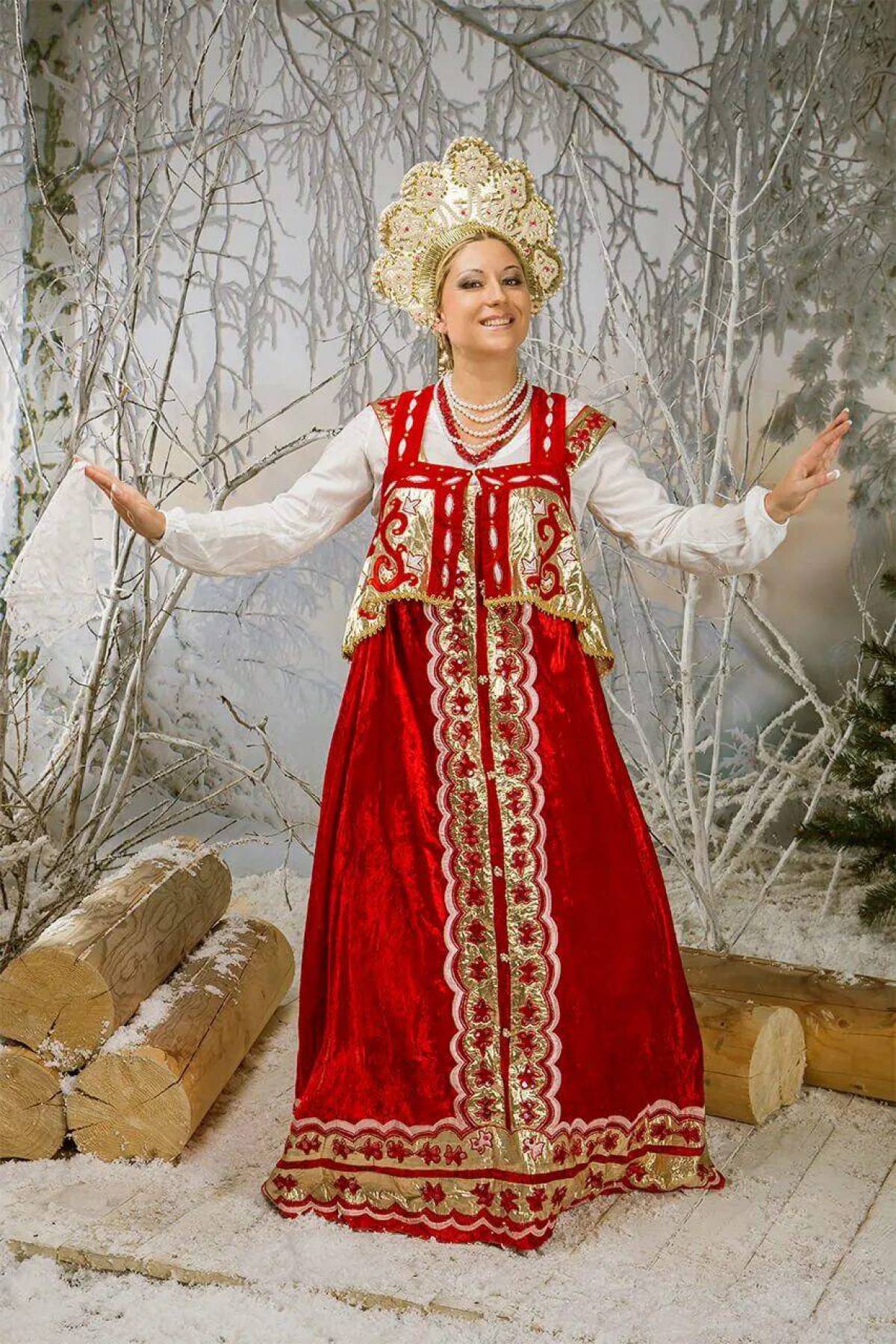 Girls in Slavic costumes in Gothenburg
