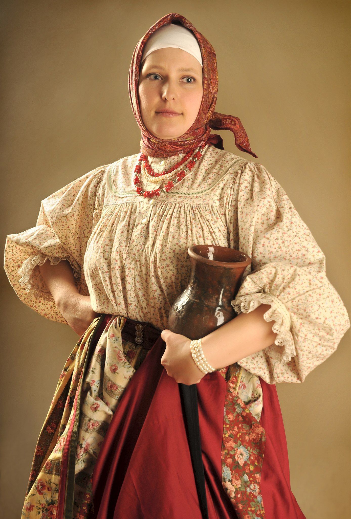 Girls in Slavic costumes in Gothenburg